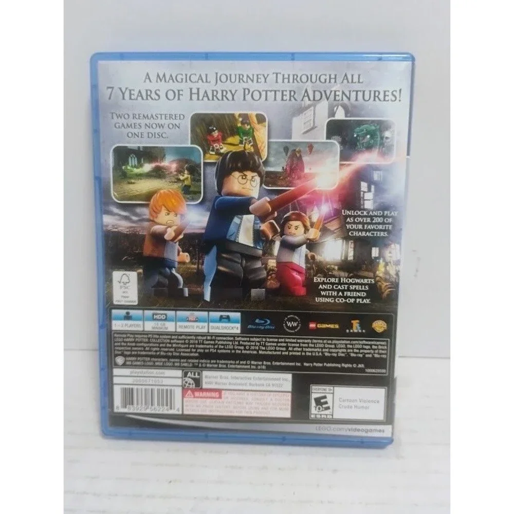 SONY PLAYSTATION 4 PS4 LEGO HARRY POTTER COLLECTION CIB COMPLETE IN BOX